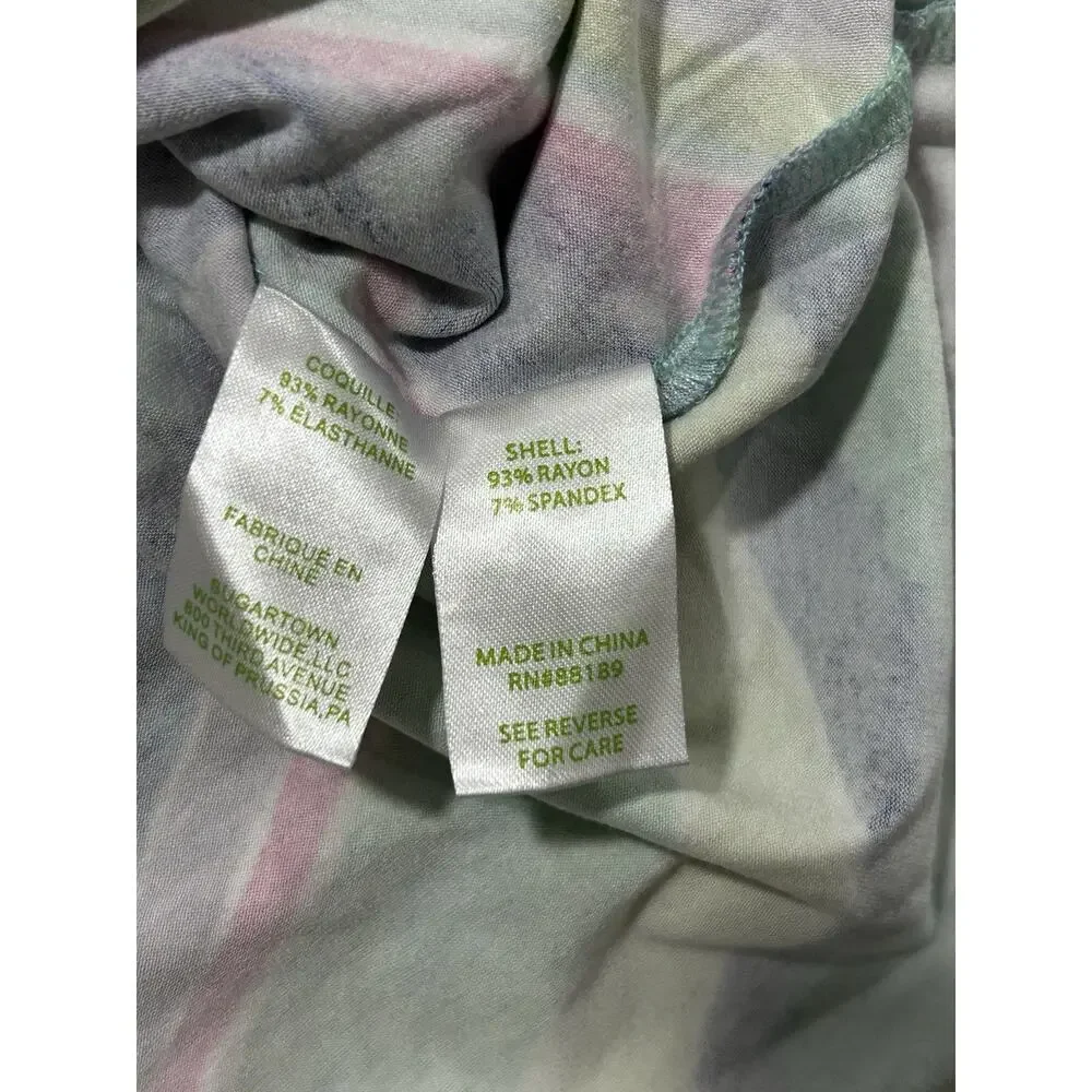 Lilly Pulitzer XL Magniloia Ceviche midi diagonal Stripe Asymmetrical Dress